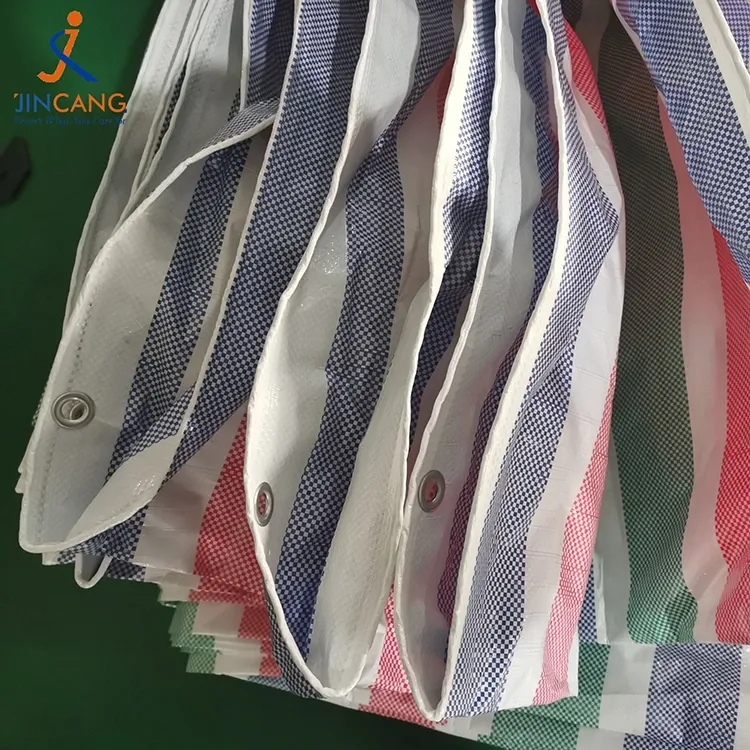 110 GSM Strip PE Presenningsrull