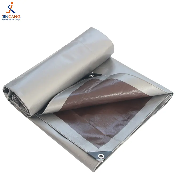 220g sølvbrun PE tarpaulin