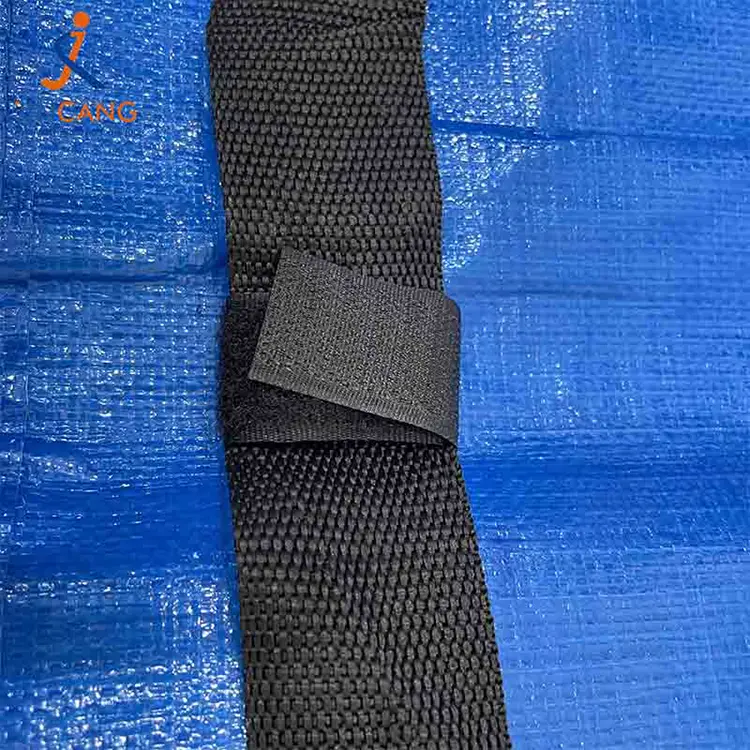 Supermarked sammenleggbar pp vevd bevegelig veske