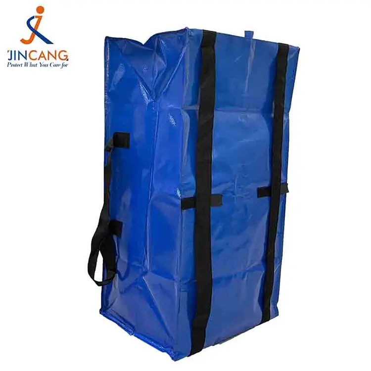 Supermarked sammenleggbar pp vevd bevegelig veske