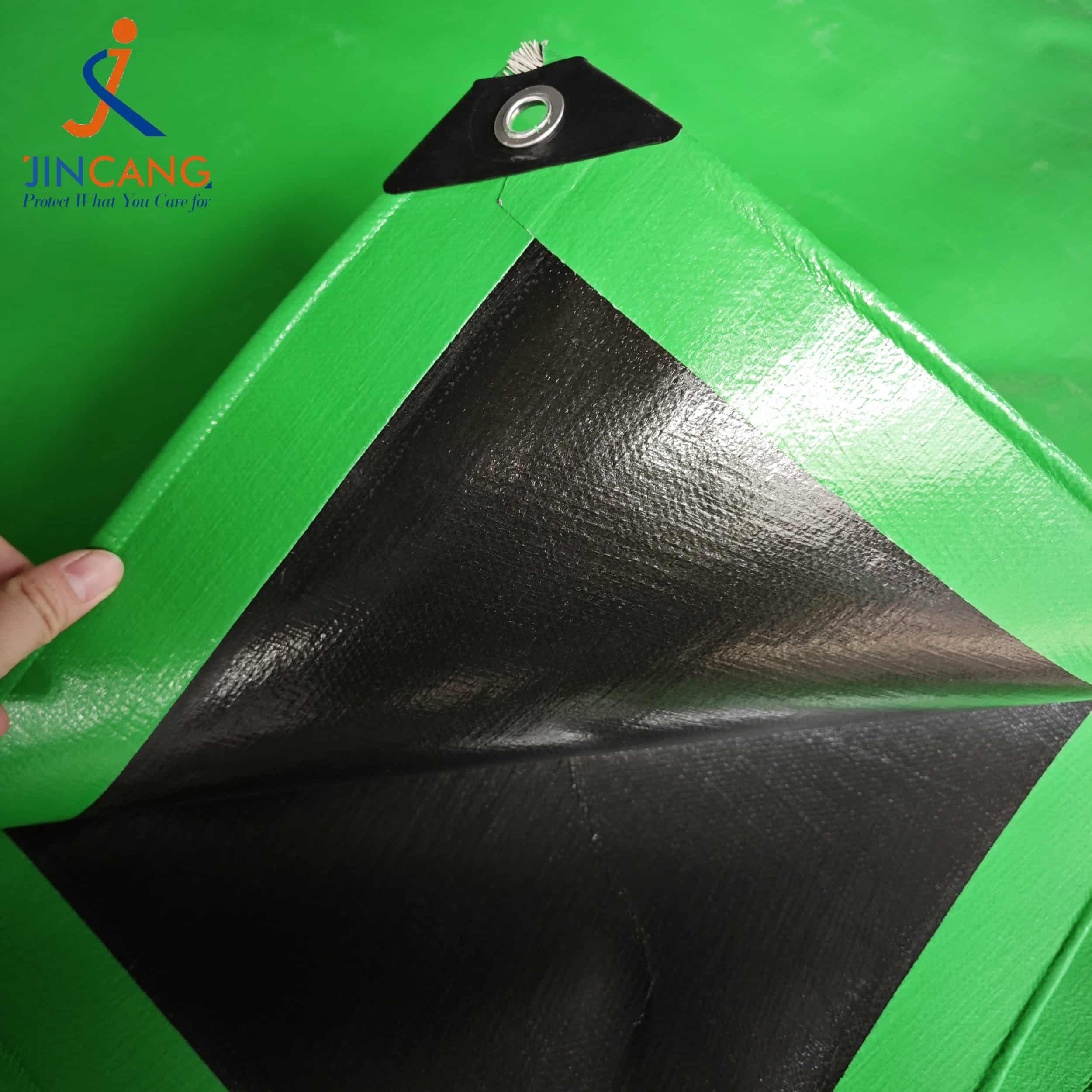 Gressgrønn 300 Gsm Virgin PE presenning Gressgrønn 300 Gsm Virgin PE presenning