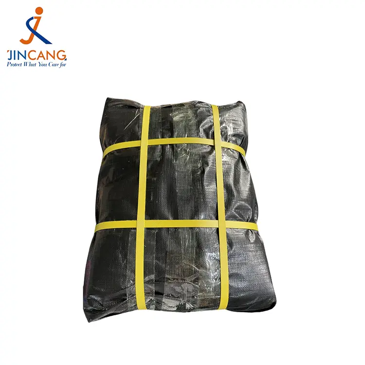 Svart 200 gsm pe tarpaulin