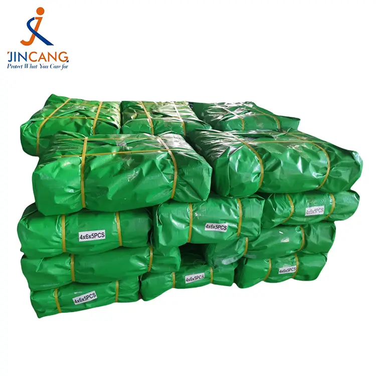 Gress Green 300 GSM Virgin PE tarpaulin